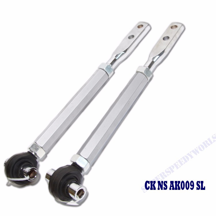 SILVER Front Tension Rod FOR 89-94 Nissan 240SX S13 95-98/ S14 90