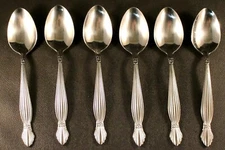 Stanley Roberts DEIDRE Teaspoons * Set of 6 * Rogers Co.  Great Condition