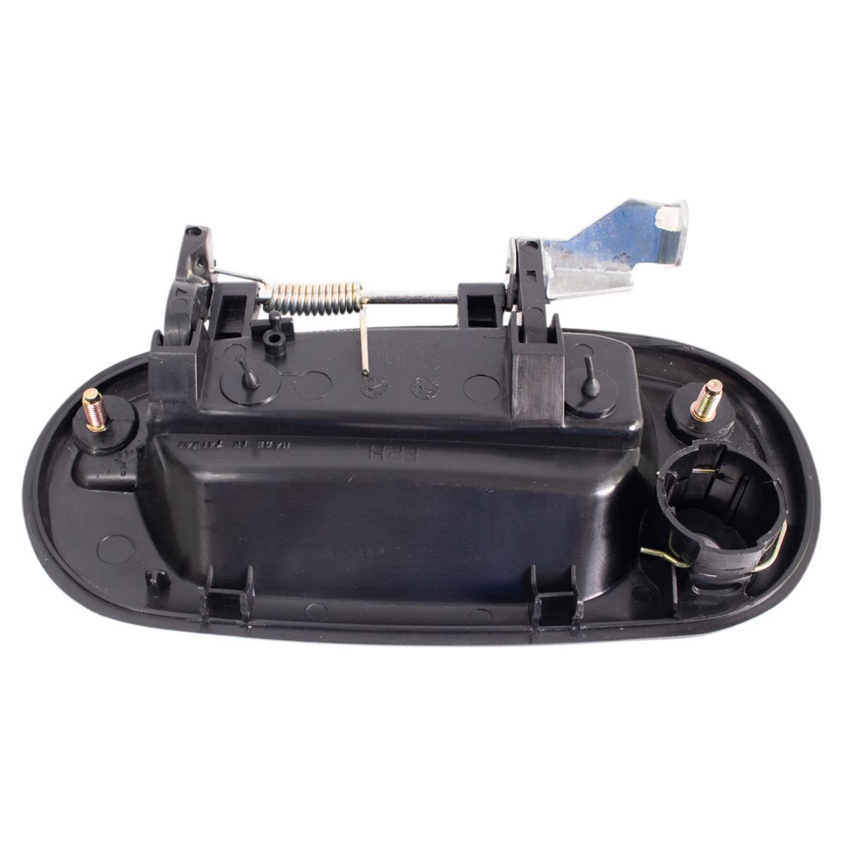 Exterior Door Handle Front Left Primed Black With Keypad Hole