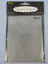 Darice Embossing Essentials Folder 1218-43 Easter Bunny Hobby Craft Scrapbooking