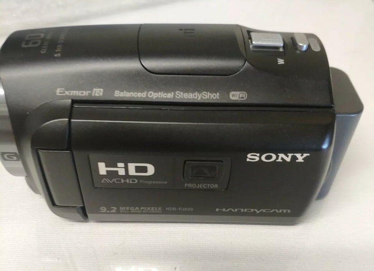 SONY HANDYCAM HDR-PJ620 Built-in Projector Camcorder Pre-owned