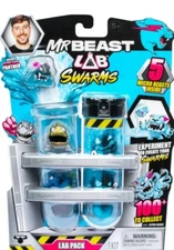 NEW! MR BEAST LAB SWARMS 5 Micro Beasts Lab Pack 1" Figures Wave 2 ***READ***