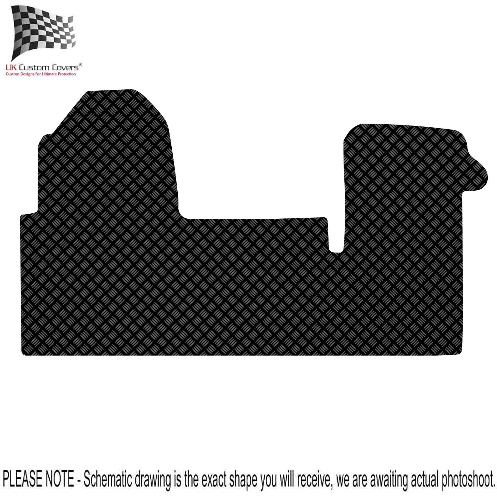 Fits Nissan Interstar Acenta Front Floor Mat Rubber Heavy Duty 3Mm (2024 On) 526