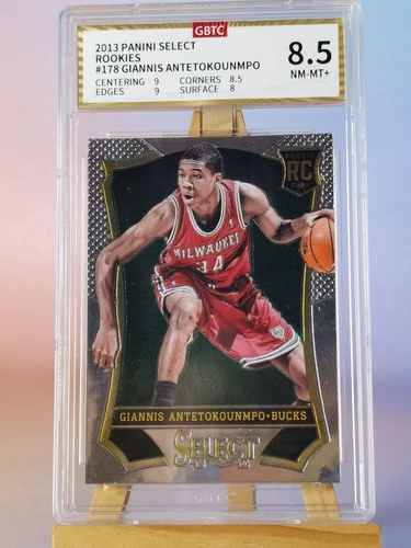 2013-14 Panini Select Basketball Giannis Antetokounmpo #178 Base Rookie RC Bucks