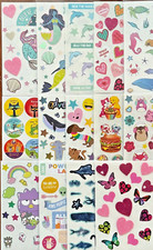 17 Pk. Stickers, STICKER Collection BEACH TRAVEL OCEAN SEA Marine Nautical Fish