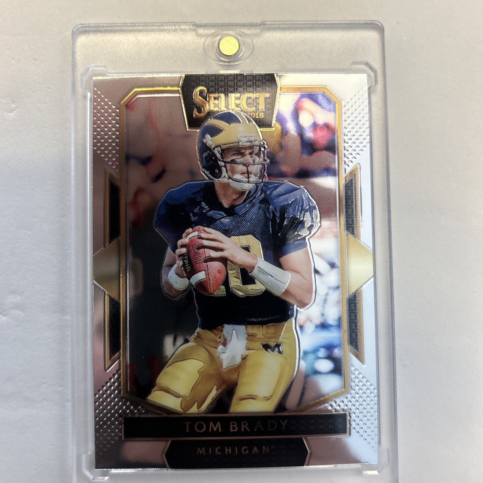 Tom Brady 2016 Panini Select Field Level Collegiate Card #296 SP