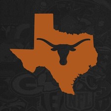 Texas Longhorns College Football Logo Die Cut Vinyl Decal Sticker Car Window