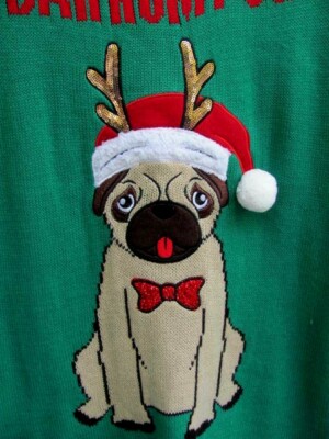 pug christmas dress Dog Winter Luxury Dress Christmas Coat