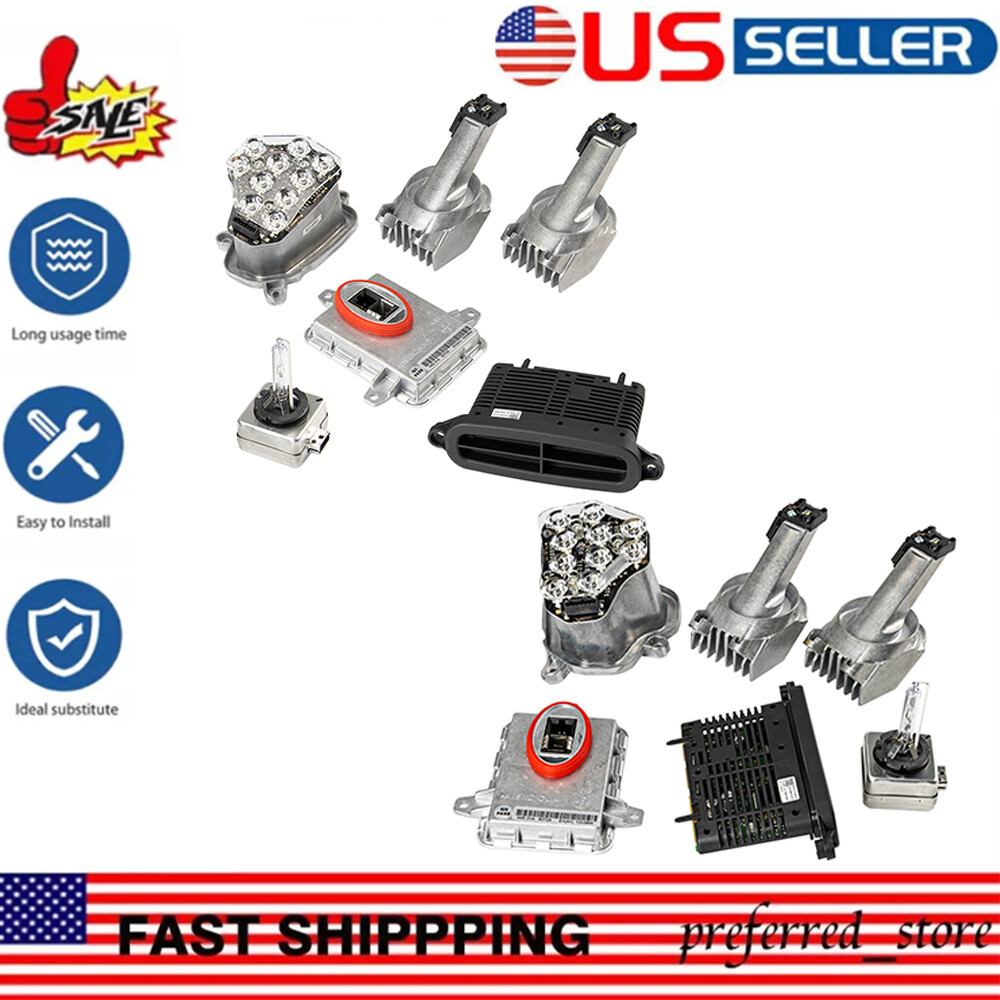 For 11-13 BMW 5-Series 528i/535i Xenon Ballast Bulb LED Module Diode RH+LH Kit