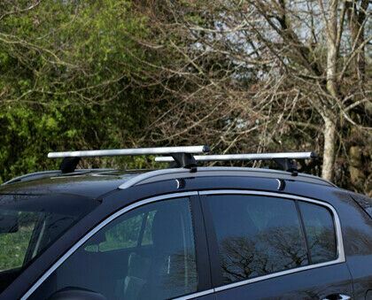 Locking Aluminium Flush Solid Roof Rail Cross Bars fits Hyundai iX35 2010-2021 - Bild 6 von 9