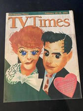 LA TV TIMES LUCILLE BALL DESI ARNAZ COVER 2-1991