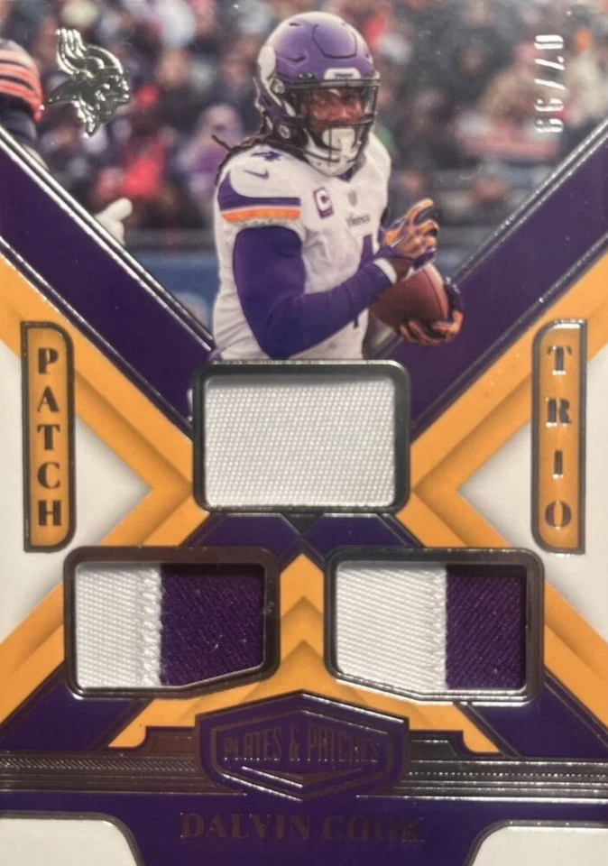 2023 Panini Plates & Patches Dalvin Cook #PT-DC