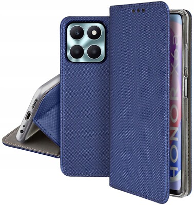 SMART MAGNET Hülle Case Schutz FÜR HONOR X6a - Etui Flip HandyTasche Wallet BLAU