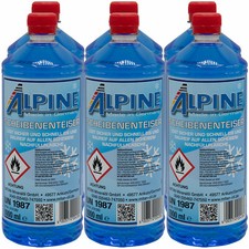 6x ALPINE Scheibenenteiser Scheiben Enteiser Sprühenteiser Nachfüllflasche 1 l