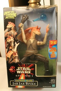 STAR WARS EPISODE 1 ELECTRONIC TALKING JAR JAR BINKS | eBay