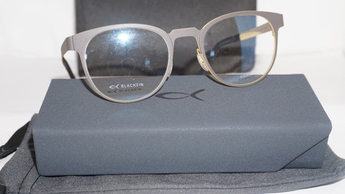 BLACKFIN Neu Brille WATERHOUSE Grau Gelb BF743 548 48 20 145