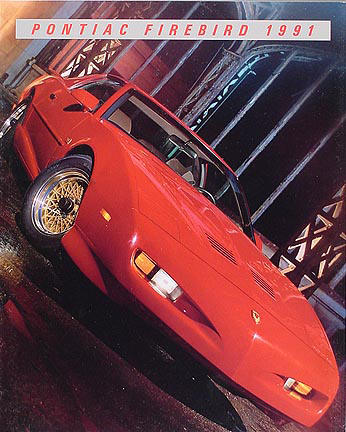 1991 Pontiac Firebird and Trans Am Color Sales Literature 91