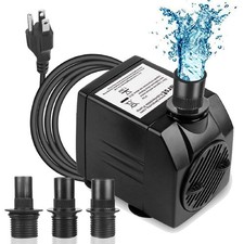 Ultra Quiet 25W Submersible Fountain Water Pump 400GPH 1500L/H Pump