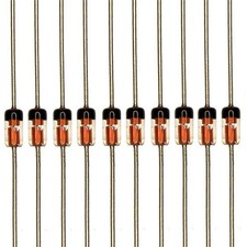 10 x 1N34A Germanium Point Contact Detector Diode AM FM TV Radio Detection