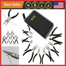 Jewelry Making Tools Set 10-Piece Pliers Kit for Crafting and Repair