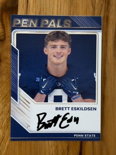Brett Eskildsen Penn State University Football Signed Autographed Card