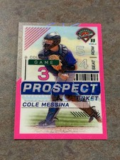 2024 Panini Prospect Edition - Cole Messina Pink Velocity Prizm /79 Rockies