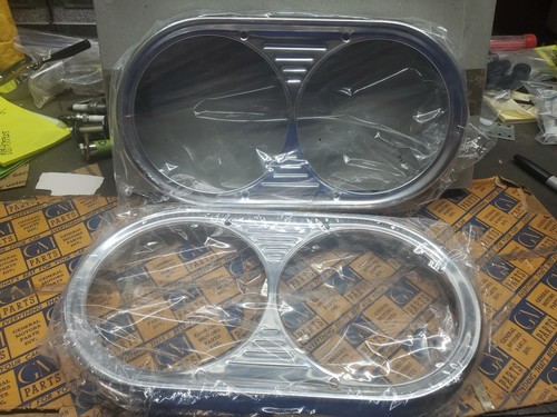 1959 Chevy Impala El Camino Nomad NEW Headlight Bezels L&R