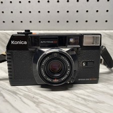 Konica C35 MF Hexanon 38mm f2.8 Point  Shoot Film Camera Untested