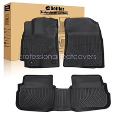 Floor Mats Liner Fits 2011 2012 2013 Toyota Corolla Matrix Tpe Waterproof Black