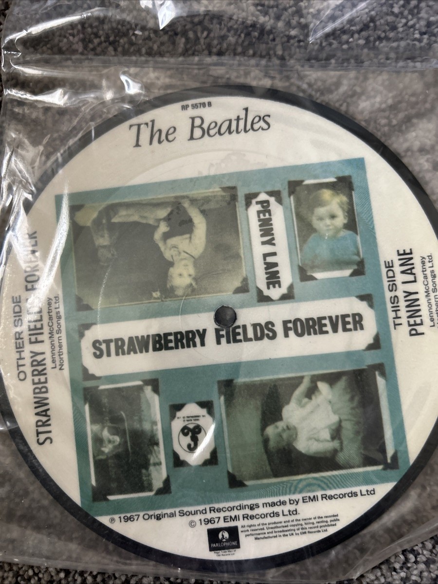 Beatles Strawberry Fields Forever Penny Lane Capitol 5810 45rpm W