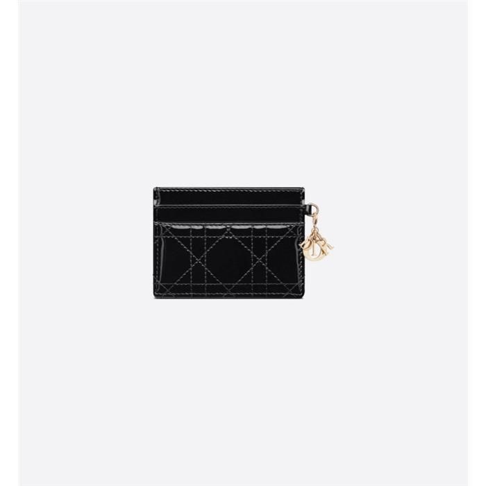 Dior Lady Freesia Cardholder in Black M900 126804607  