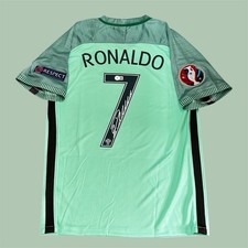 CRISTIANO RONALDO Signed PORTUGAL Home Jersey COA Beckett