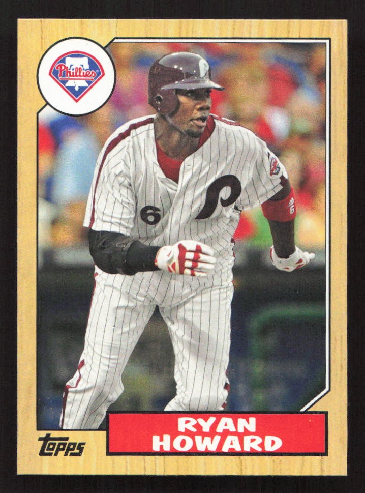 2012 Topps Ryan Howard 1987 Topps Minis #TM-27 Card