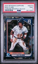 2024 Bowman Sapphire Edition Chrome Prospects - Max Clark Black /10 (RC) #BCP-74