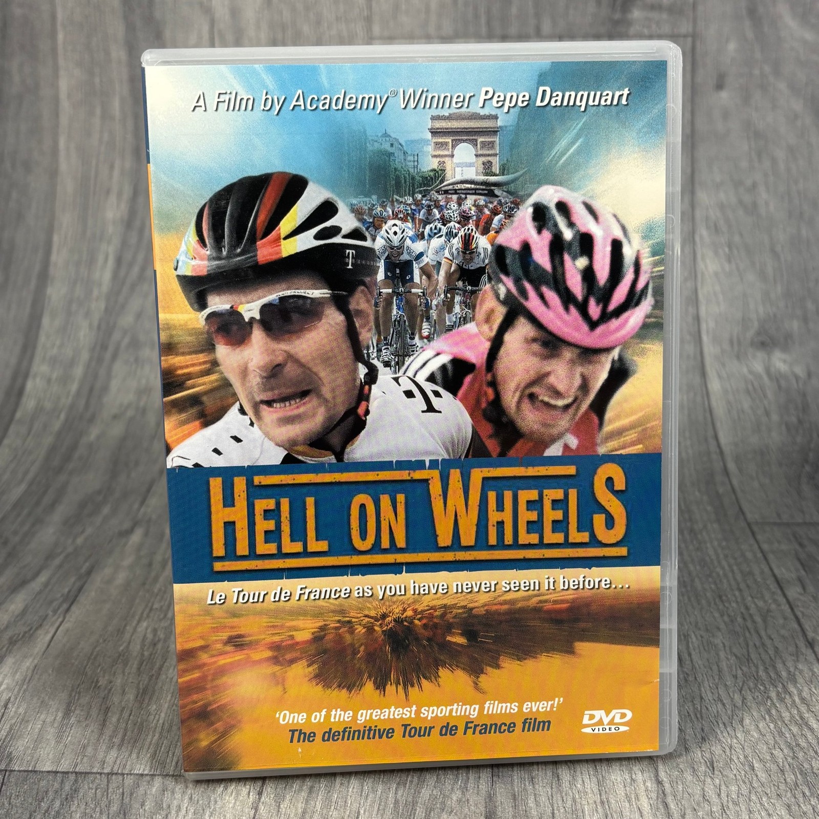 Hell On Wheels DVD Documentary Tour De France Cycling Drama Region 2