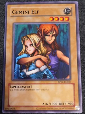 YuGiOh! - Gemini Elf RP02-EN026 Common Unlimited (Reprint) Near Mint