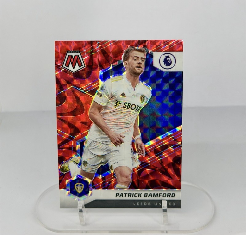 2021-22 PANINI MOSAIC PREMIER LEAGUE PATRICK BAMFORD RED MOSAIC PRIZM #198 bX8g
