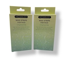 2 Boxes Wax Strips For Face Chamomile Hair Removal Strips 16 Total Wax Strips