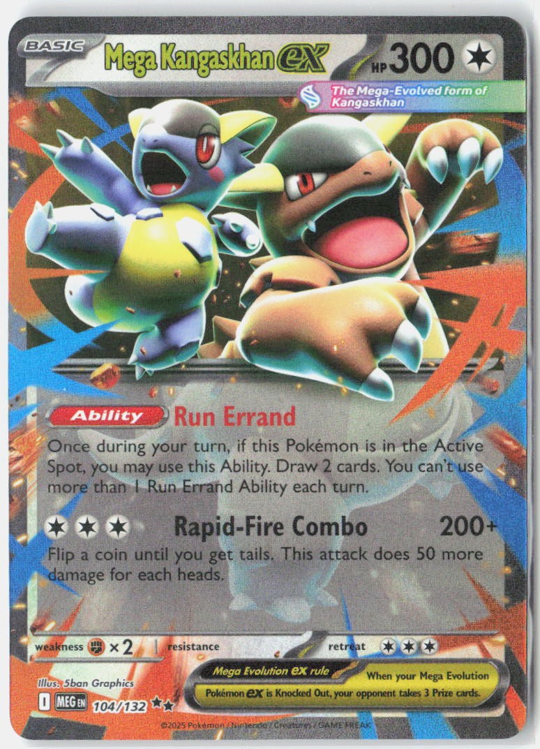 Mega Kangaskhan ex - Double Rare ME01: Mega Evolution 104/132 LP