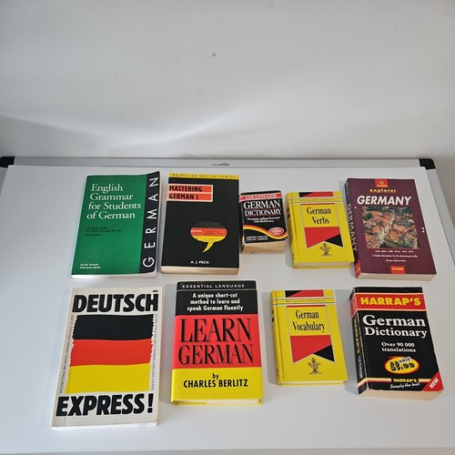 Learn German by Berlitz, Charles. Vintage Learn German book collection 9 books