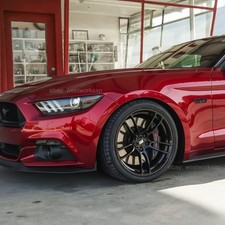 19 X 10 11 P51 101rf Wheels Fit 2015 Ford Mustang S550 S650 Gt R-forged Black