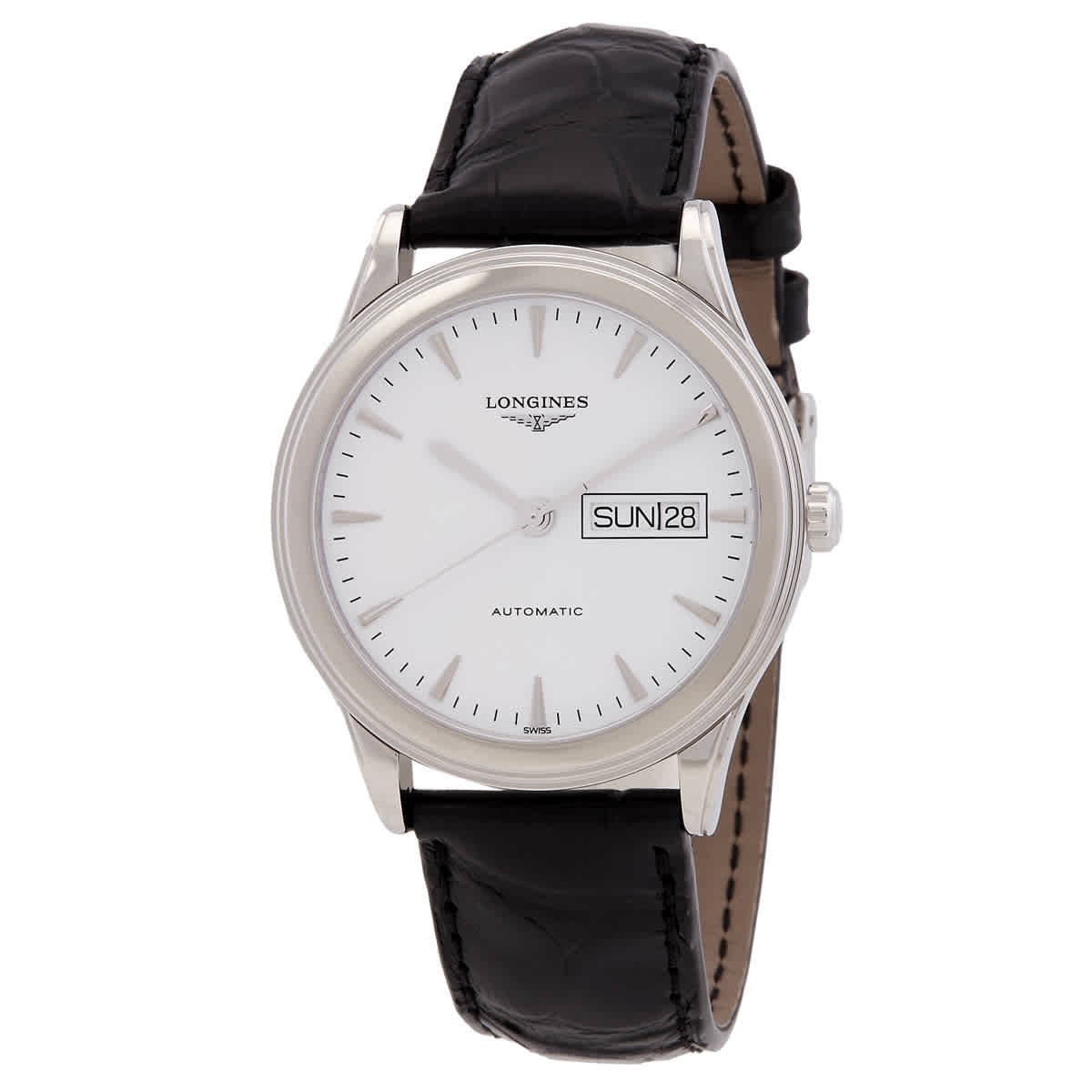Longines Flagship Automatic White Dial Men Watch L48994122