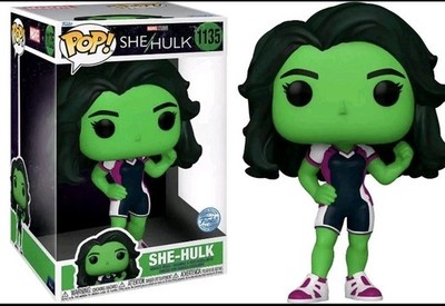 Funko Pop! Vinyl Jumbo 10'' Marvel She Hulk Bobble Head #1135 Target Gala
