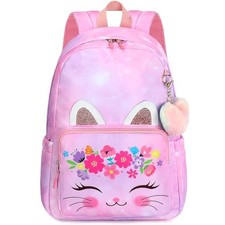 Backpack for Girls, Kids Backpacks, Preschool Kindergarten School Bookbag, Cat