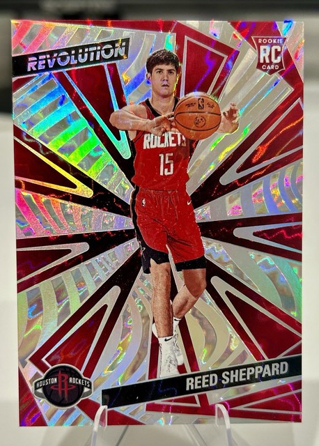 2024-25 Panini Revolution Reed Sheppard RC #145 Lightning /175 Rockets