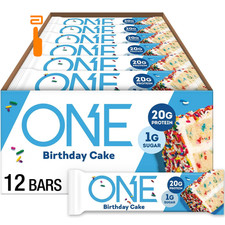 ONE Protein Bars, Birthday Cake, Gluten 12 Count Pack of 1 , Cake