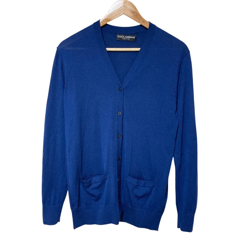 DOLCE&GABBANA Wool Knit Cardigan, Size 36, Navy Women USED | eBay