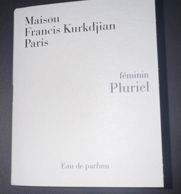 Maison Francis Kurkdjian Paris Feminin Pluriel EDP Vial Spray 2ml 0.06 fl oz US