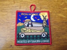 2020 SAKIMA LODGE 573 IRON HORSE PATCH MINT-BOX CAR COFFIN-CHIEF/VAMPIRE