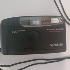 Minolta Memory Maker 35mm Point and Shoot Film Camera Focus Free Dx Auto
